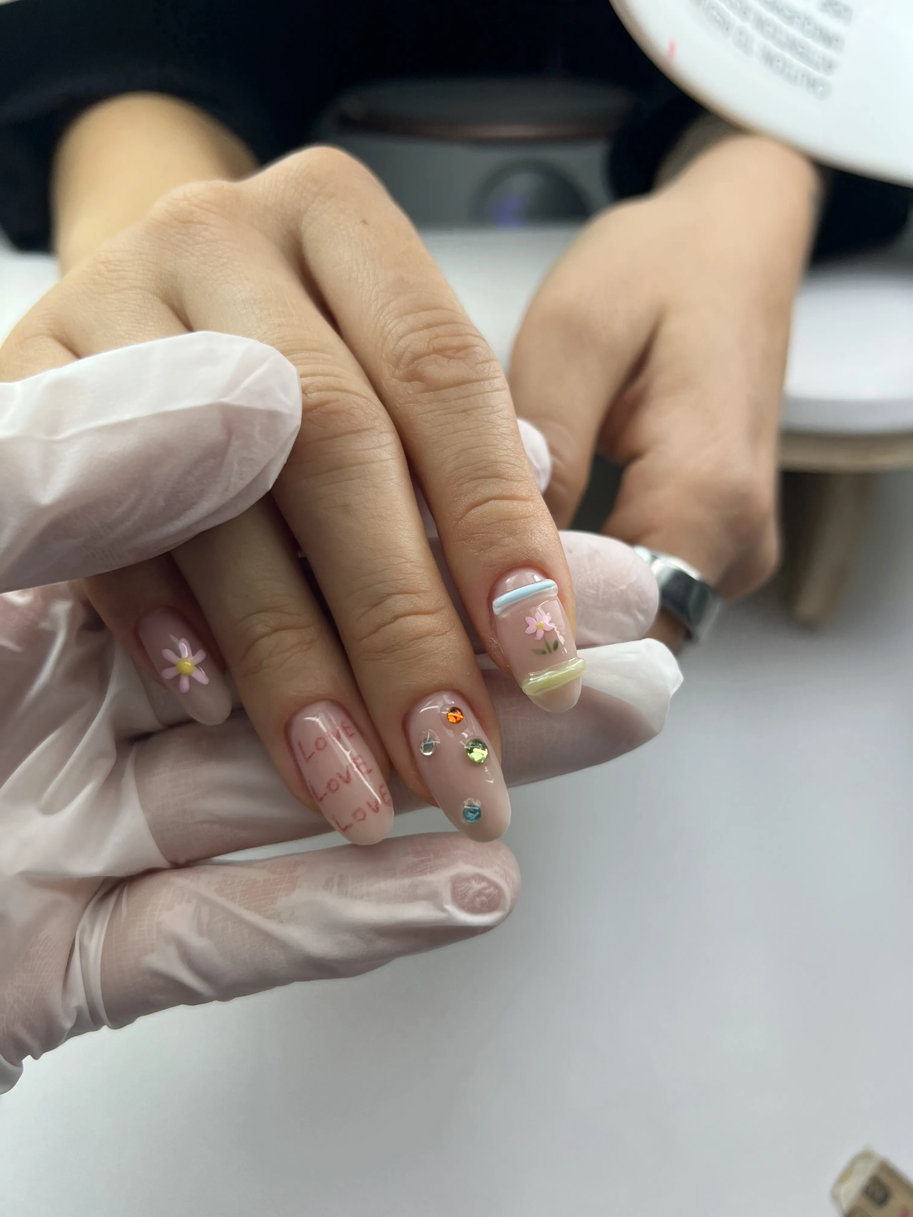Gel manicure 7 from Nails Aura nail salon in Hallandale Beach