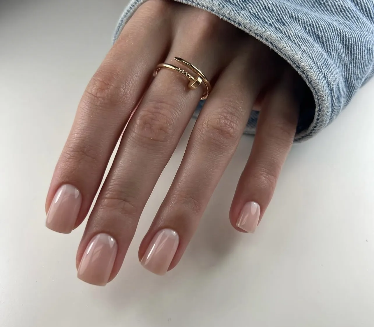 Baby Pink — nail art by Nails Aura